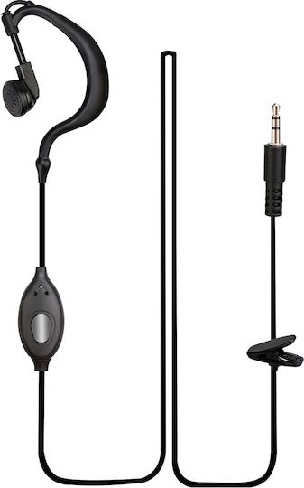 Μικροφωνο Ακουστικο Retevis B648p G-hook Black 2,5mm 9010130190