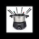 Techwood Vas pentru Fondue Electric din Oțel Inoxidabil Gri