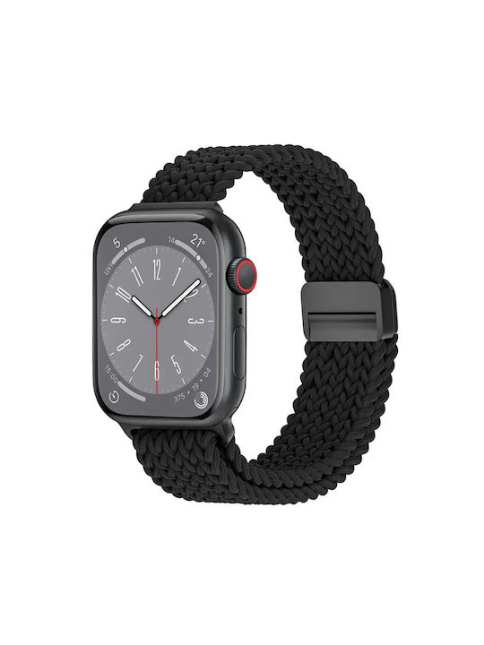 Wiwu Λουράκι Υφασμάτινο Μαύρο (Apple Watch 38/40/41/42mm)