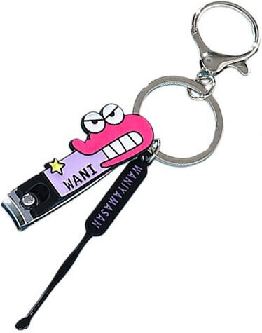 Shin Chan Nagelknipser Set mit Fangvorrichtung Wani Krokodil Lila