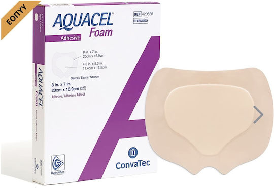 Convatec Aquacel Αυτοκόλλητο Επίθεμα 20x17cm 1τμχ