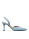 Heels with Stiletto Heel Blue