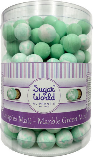 Sugarworld Crispy Κουφέτα σε Σχήμα Στρογγυλό Πράσινο