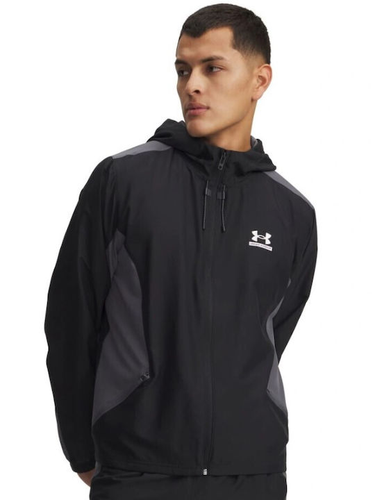 Woven Jacket Windproof Black