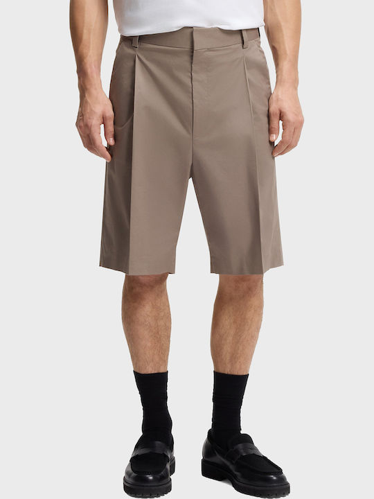 Pantalon Scurt Bărbați Maro Deschis