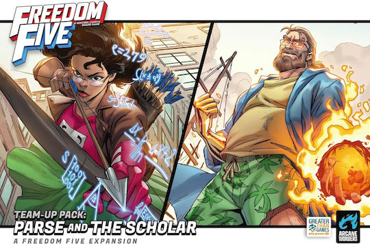 Επέκταση Παιχνιδιού Freedom Five – Parse & The Scholar Team-Up για 1-5 Παίκτες 14+ Ετών AWGDTE15FFPS (EN) Arcane Wonders