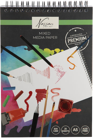 Nassau A5 Mischpapier 25 Stück Ar0308
