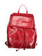 Set Women's Red Backpack Bag