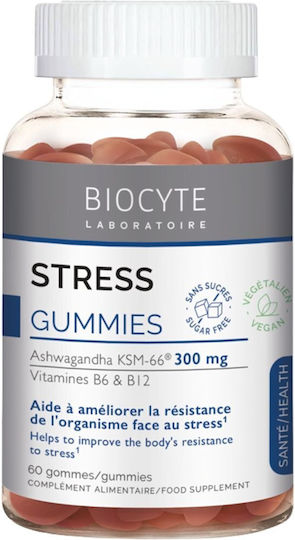 Biocyte Stress Gummies Συμπλήρωμα για το Άγχος 60 ζελεδάκια