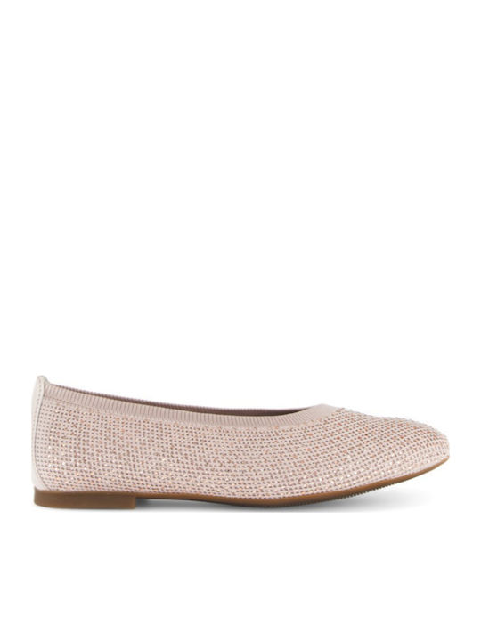 Damen Ballerinas in Beige Farbe