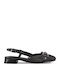 Γυναικείες Μπαλαρίνες Slingback με Λουράκι Μαύρες