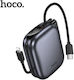 Hoco Q49 Power Bank 10000mAh με Θύρα USB-C Γκρι