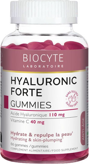Biocyte Hyaluronic Forte Gummies Supplement for Joint and Bone Health 60 Gummies