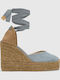 Chiara Summer Women's Platform Espadrilles Style Blue