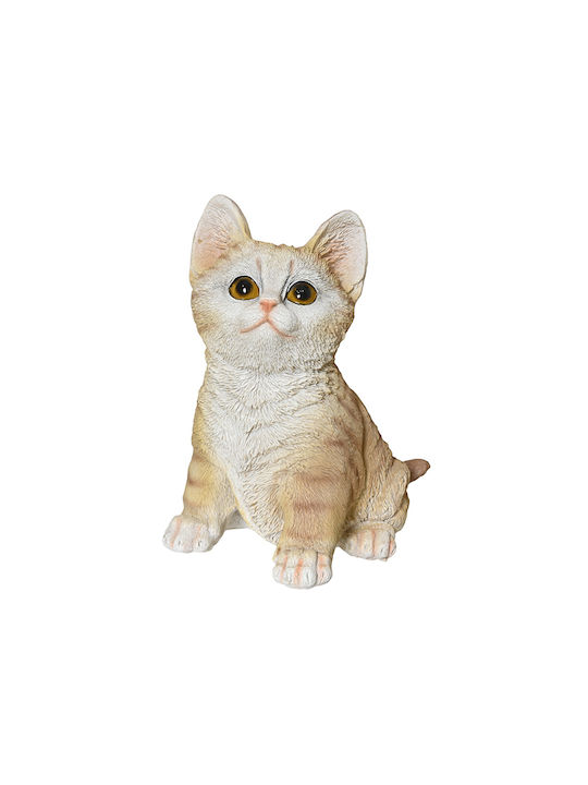 Kaemingk Decorative Cat Polyresin in Brown 10.5x12x16.3cm