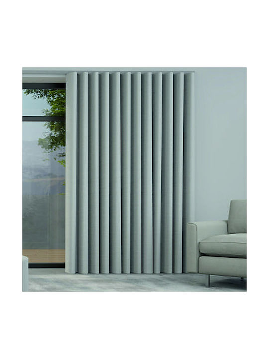 Frans Κουρτίνα Συσκότισης με Τρέσα Light Grey 140x260εκ.