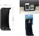 Maxeed Seitenkoffer Auto-Aufbewahrungsorganisatoren Elastisches Netz 12x25.7cm Schrauben Selbstklebend 8201 Schwarz