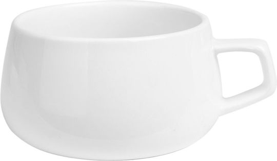 Espiel Jumbo Set Cesti Cappuccino din Porțelan Albe 320ml 6 Bucăți