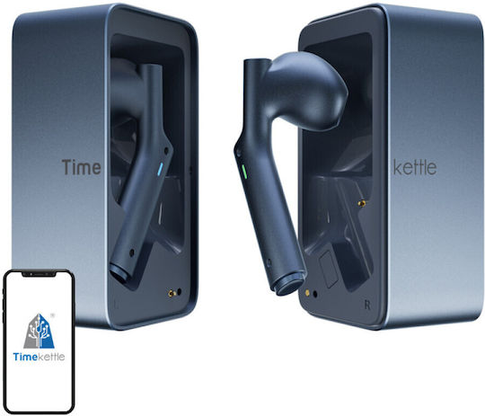 Timekettle W4 Translation Earbuds Bluetooth Handsfree Earphones with Charging Case Blue