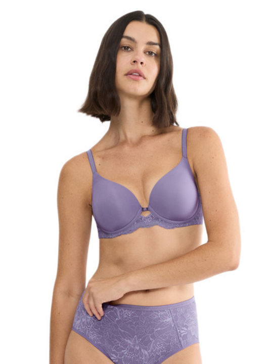 Triumph Amourette Charm Μωβ Σουτιέν με Μπανέλες