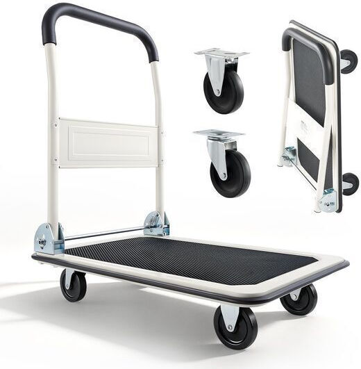 Vivatechnix Platformă De Transport Pliabilă Pentru Sarcină De Până La 150kg În Culoare Gri
