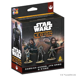 Star Wars Legion Cassian Andor Jyn Erso & K-2so...