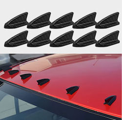 Roof Shark Evo Style 10 Pieces Carbon Look Glossy Universal Roof Shark Evo Style 10 Pieces Carbon Look Glossy Universal