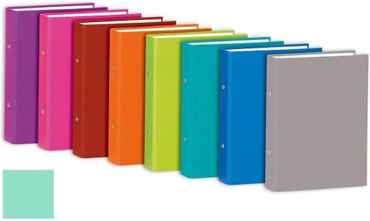 Binder 2 Rings A4 Plastic Skag Fancy Light Blue Open Mint