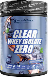 IronMaxx Clear Whey Isolate ZERO Whey Protein Lactose Free with Blueberry Ice Tea Taste 400gr