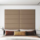 vidaXL Fabric Bed Headboard Brown 90x30cm