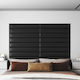vidaXL Fabric Bed Headboard Black 90cm