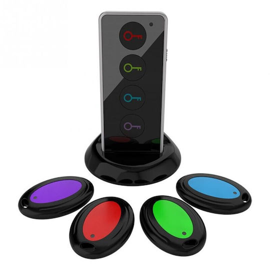 Anti-loss Device Alista Home 4 Receivers Remote Control 120 Db Transmitter Flashlight Multicolor