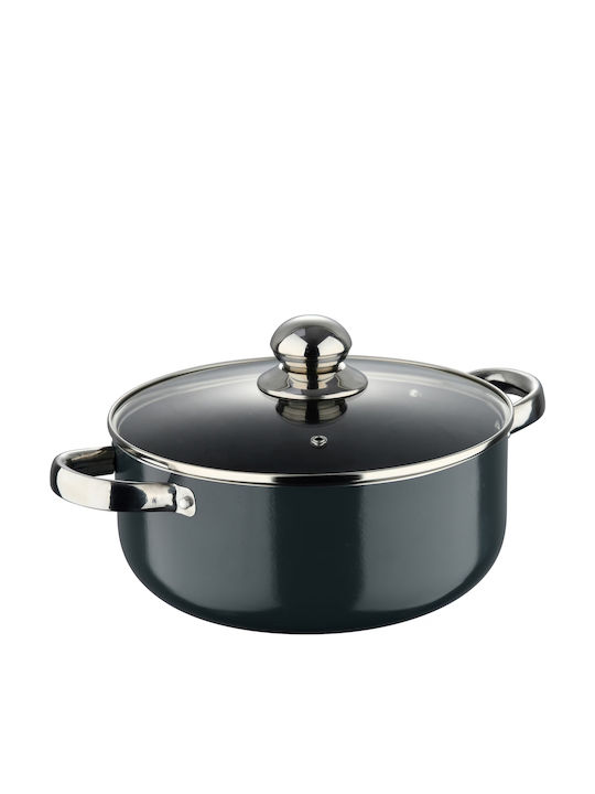Pyrex Ρηχή Κατσαρόλα από Αλουμίνιο 4lt / 24cm