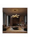 kelvo Diamond Ceiling Light White LED with Warm to Cool White Light 80x80x80cm
