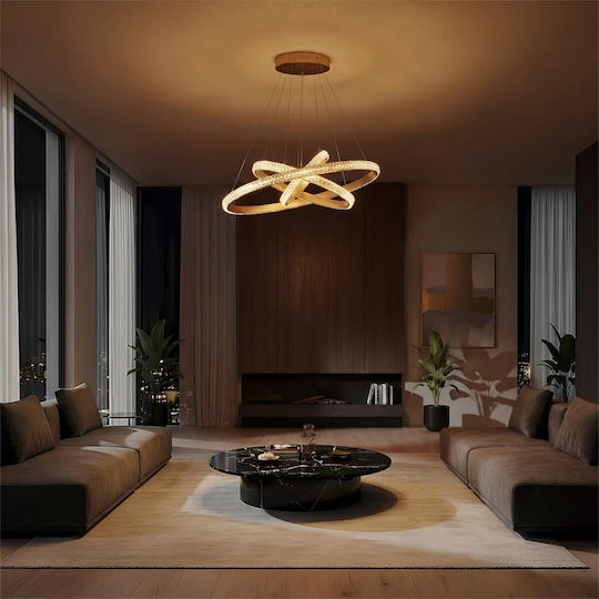 kelvo Diamond LED Ceiling Light White 60x60x60cm