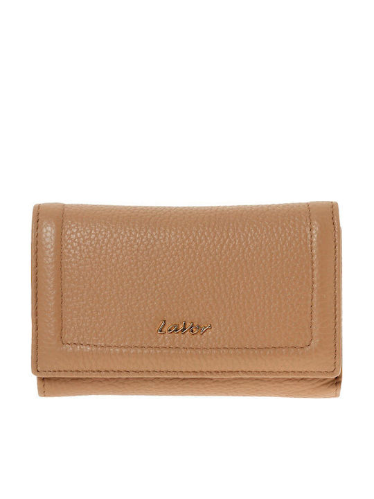 Lavor Large Leather Women's Wallet with RFID Beige