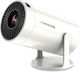 LVN System P720 Mini Beamer LCD HD Lampe LED mit Wi-Fi und Eingebauten Lautsprechern