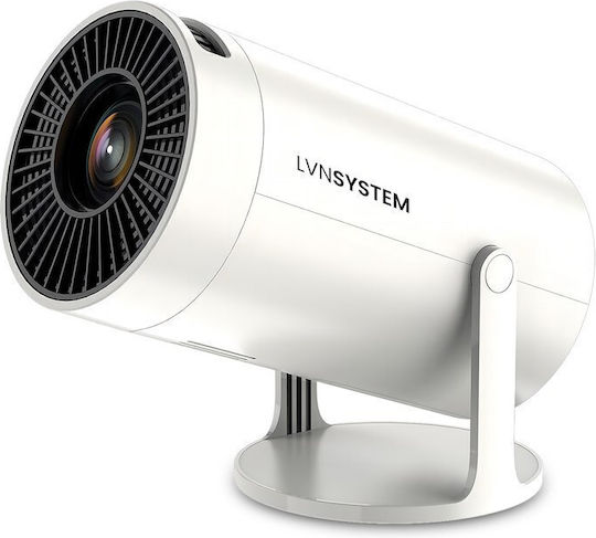 LVN System P720 Mini Beamer LCD HD Lampe LED mit Wi-Fi und Eingebauten Lautsprechern