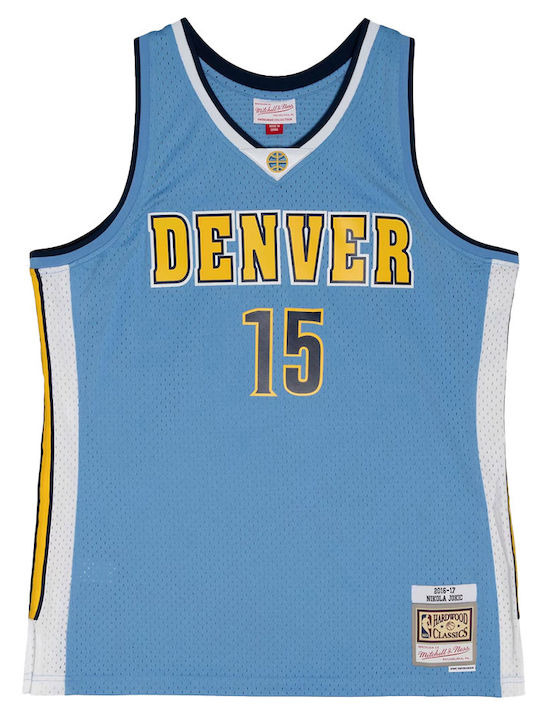 Mitchell & Ness Men's Jersey Nikola Jokic 2016-17 Swingman Player Jersey Columbia Blue