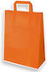 Mparkas Paper Packaging Bags with Handle Orange 32x16cm 100 Pieces