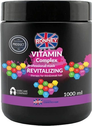 Ronney Vitamin Complex Hair Mask Fine Damaged Hair 1000ml