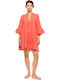 Pink Label Women's Beachwear Caftan Coral