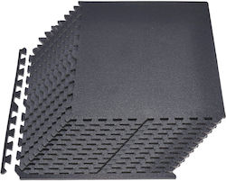 Vevor Δάπεδα Παζλ Γυμναστηρίου 61x61x1.4cm 24τμχ Μαύρα