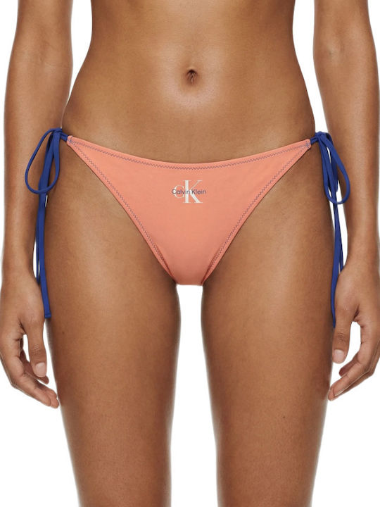 Calvin Klein Monogram Bikini Slip with Laces Pink