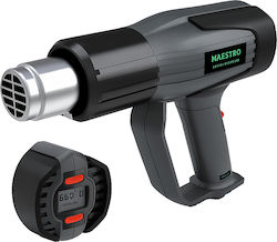 Maestro MHG-3003 Πιστόλι Θερμού Αέρα 2000W με Ρύθμιση έως 600°C