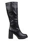 Women's Boots with High Heel Black