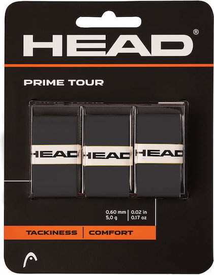 Prime Tour Regular 3 X Overgrip Tennis Head