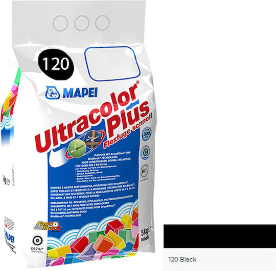 Mapei Ultracolor Plus Αρμόστοκος Μαύρος 5kg