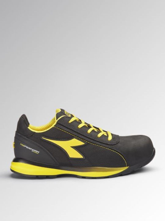 Utility Diadora Waterproof Safety Low Shoe Black Glove Mds Hyperform Low S3s Fo Hro Sr Esd En Iso 20345:2022+a1:2024 183043