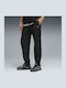 Cargo Glossy Black Sweatpants Trousers